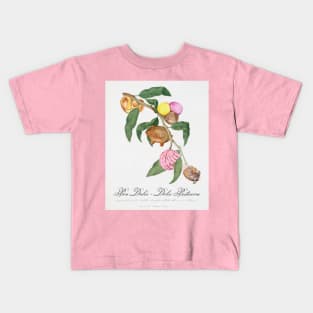 "Pan Dulce - Dolci Pasticcini" - Pastry Tree; traditional botanical art from Pomona Italiana updated with classic Mexican desserts Kids T-Shirt